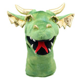 Green Dragon Head Large Puppet